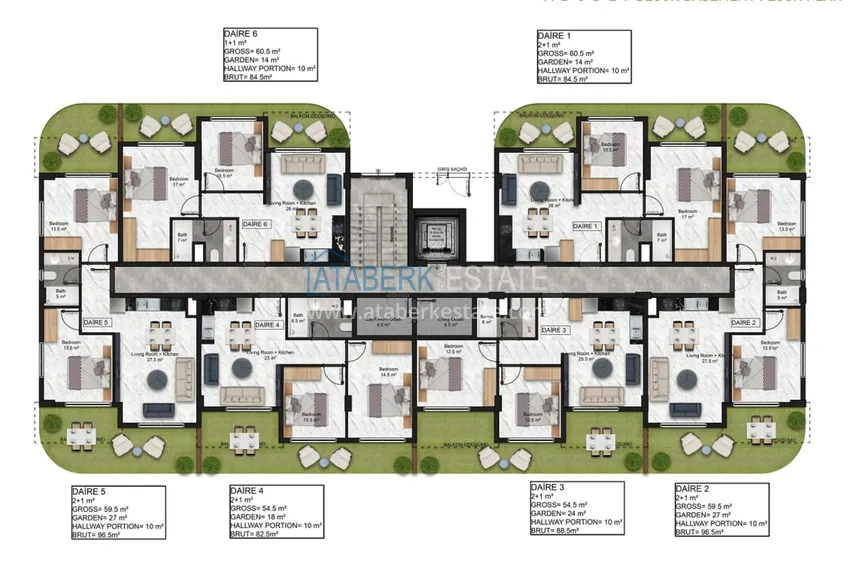 Купить дешево Новый проект роскошного жилого комплекса премиум-класса в районе Тюрклер, Алания 4 