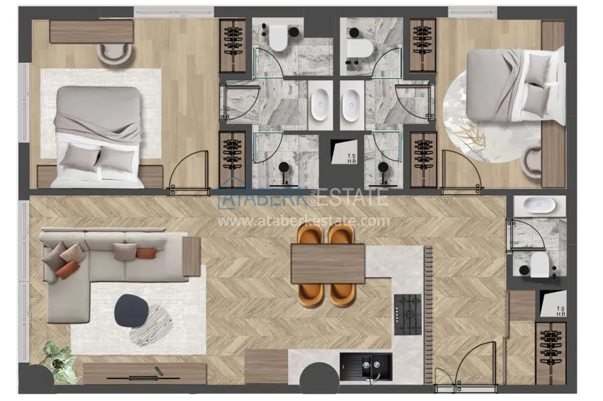 Купить дешево Уникальный проект комплекс-отель класса люкс в Анталии – Алтынташ 11 