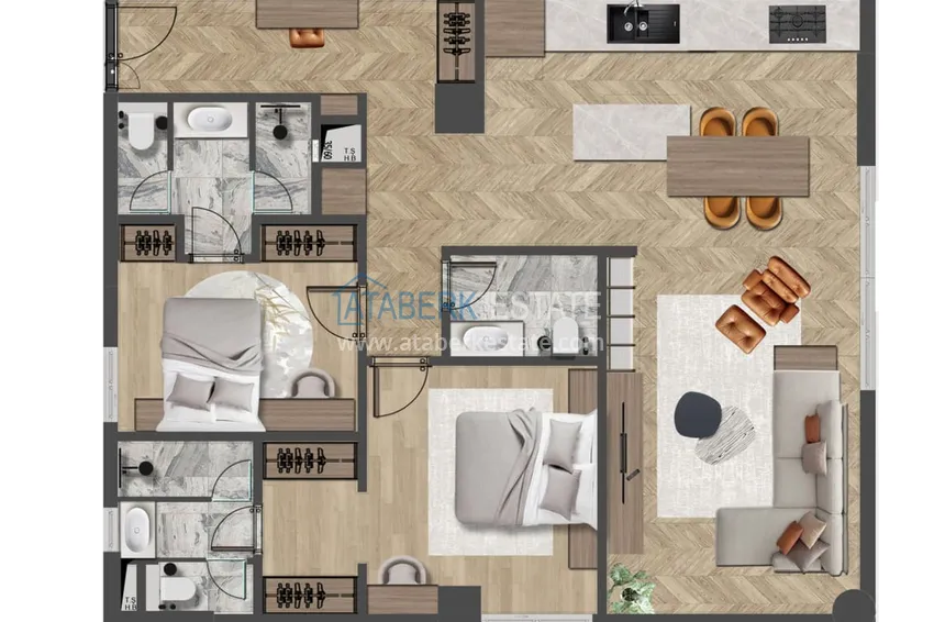 Купить дешево Уникальный проект комплекс-отель класса люкс в Анталии – Алтынташ 12 