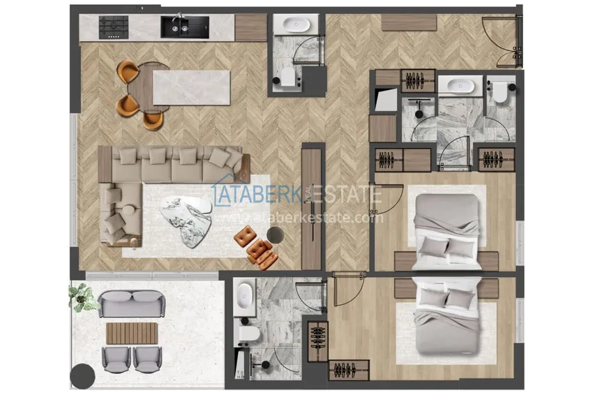 Купить дешево Уникальный проект комплекс-отель класса люкс в Анталии – Алтынташ 13 