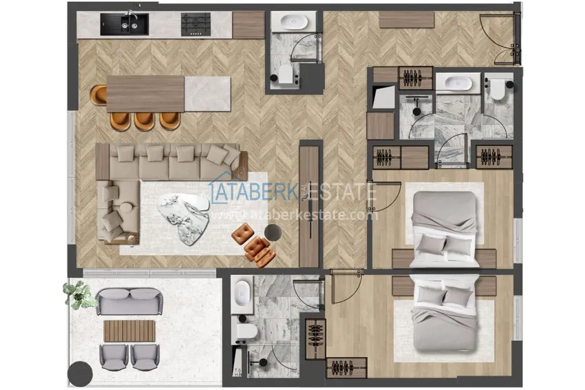 Купить дешево Уникальный проект комплекс-отель класса люкс в Анталии – Алтынташ 16 