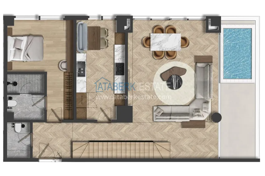 Купить дешево Уникальный проект комплекс-отель класса люкс в Анталии – Алтынташ 18 