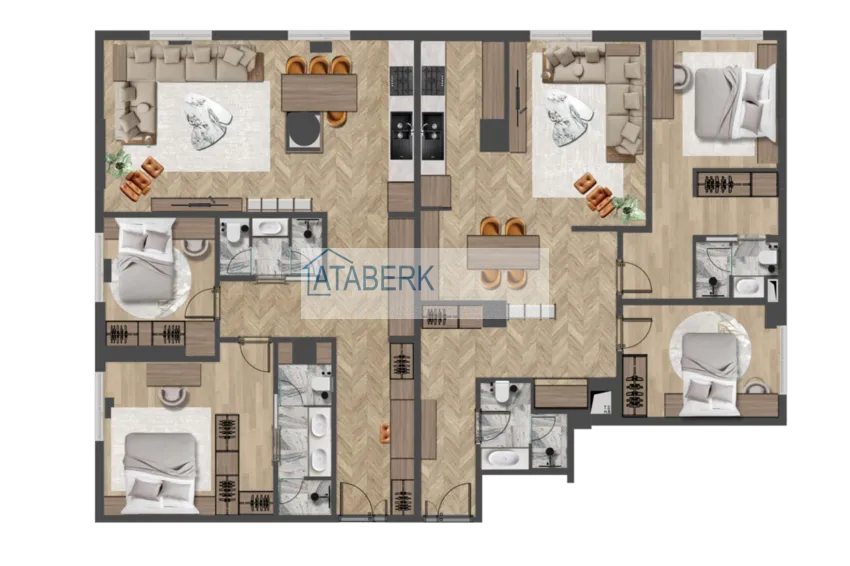 Купить дешево Уникальный проект комплекс-отель класса люкс в Анталии – Алтынташ 4 