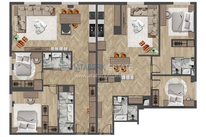 Купить дешево Уникальный проект комплекс-отель класса люкс в Анталии – Алтынташ 5 