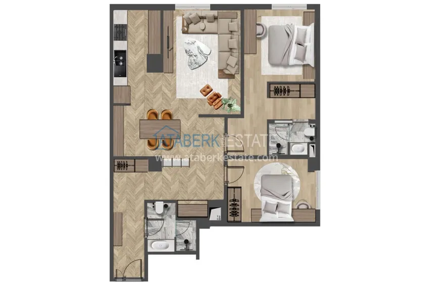 Купить дешево Уникальный проект комплекс-отель класса люкс в Анталии – Алтынташ 6 