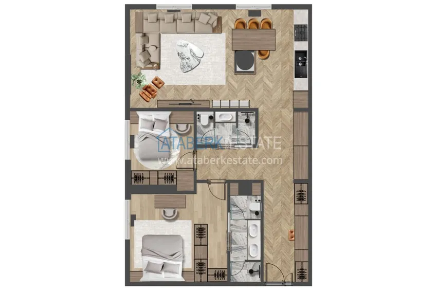 Купить дешево Уникальный проект комплекс-отель класса люкс в Анталии – Алтынташ 7 