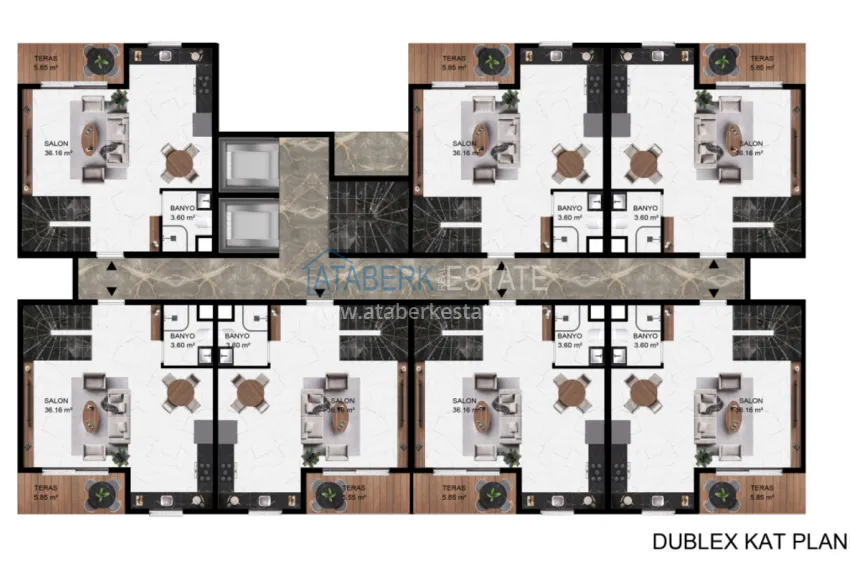 Купить дешево Инвестиционная недвижимость на этапе проекта в районе Паяллар - Алания 3