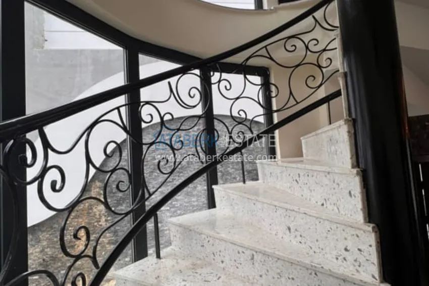 Приобрести Полностью меблированная вилла 3+1 по цене от застройщика в районе Каргыджак, Алания  14 