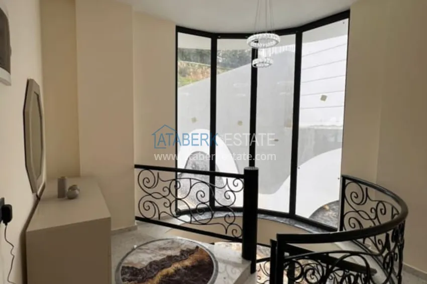 Приобрести Полностью меблированная вилла 3+1 по цене от застройщика в районе Каргыджак, Алания  15 