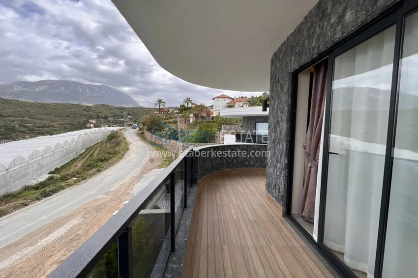 Приобрести Полностью меблированная вилла 3+1 по цене от застройщика в районе Каргыджак, Алания  27 