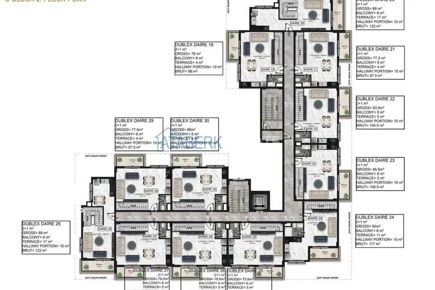 Купить дешево Новый проект роскошного жилого комплекса премиум-класса в районе Тюрклер, Алания 7 