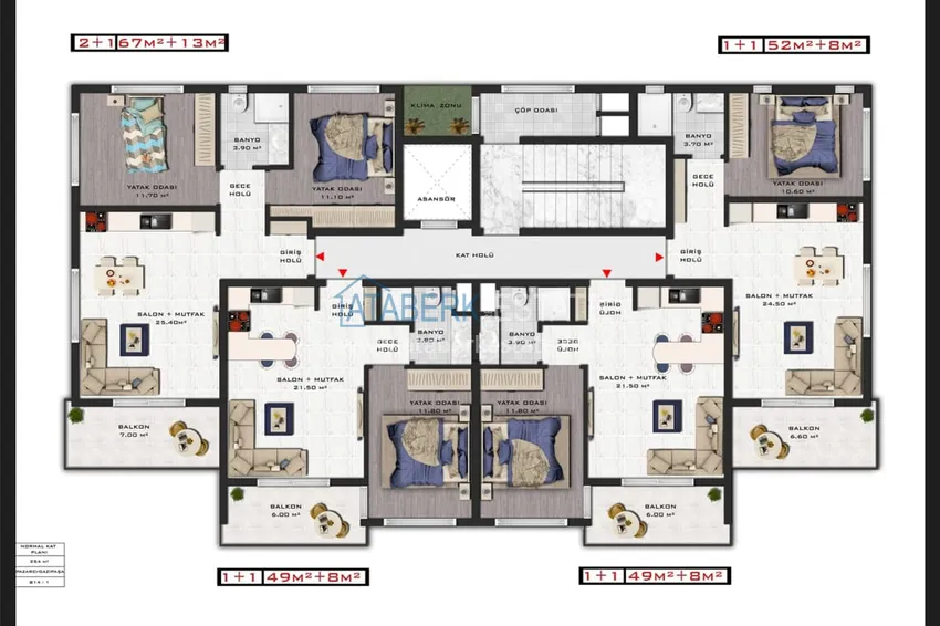 Купить дешево Новый проект жилого комплекса комфорт-класса в Алании, Газипаше 3 