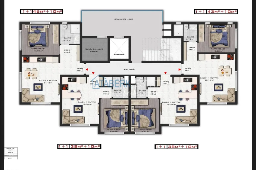 Купить дешево Новый проект жилого комплекса комфорт-класса в Алании, Газипаше 4 