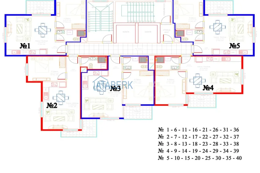 Купить дешево Квартира 1+1 в новом современном комплексе - район Авсаллар, Алания 2 