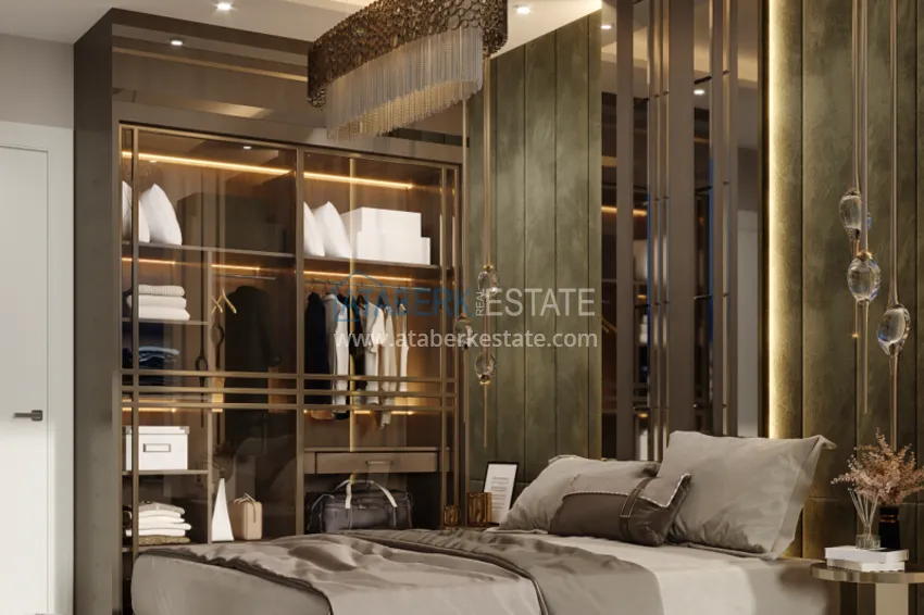 Приобрести Новый проект роскошного жилого комплекса премиум-класса в районе Тюрклер, Алания 6 