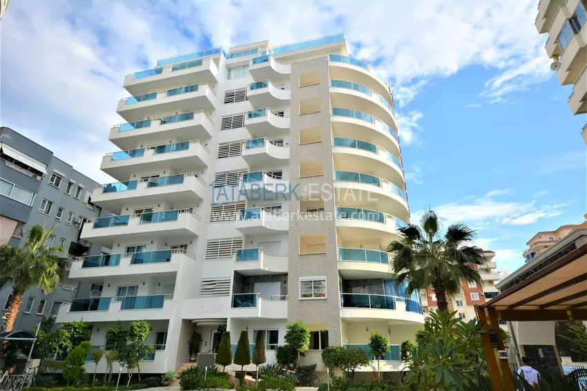 Меблированная квартира 2+1 в 250 метрах от моря - район Махмутлар, Алания 1 