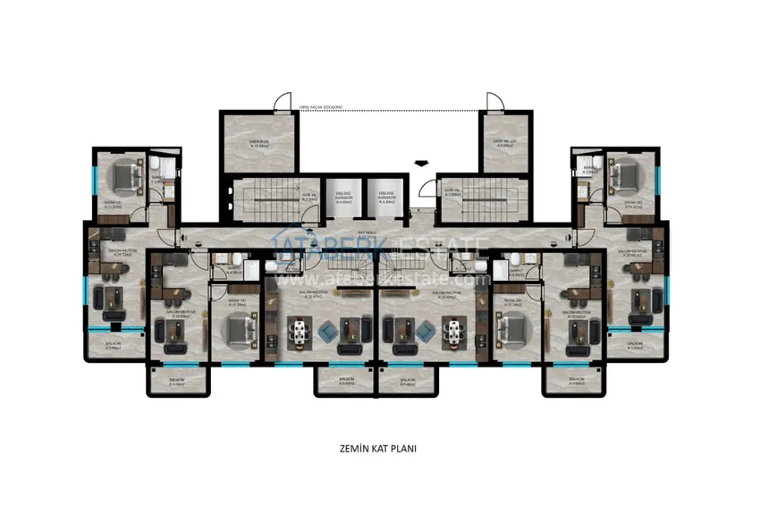 Купить дешево Квартиры офф-плана в сегменте комфорт в Демирташ, Алания 10
