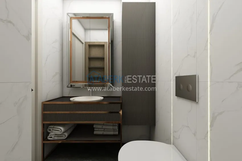 Приобрести Квартиры 1+1 от инвестора в комплексе на этапе строительства, район Демирташ – Алания 1 