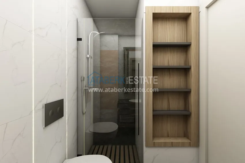 Приобрести Квартиры 1+1 от инвестора в комплексе на этапе строительства, район Демирташ – Алания 3 