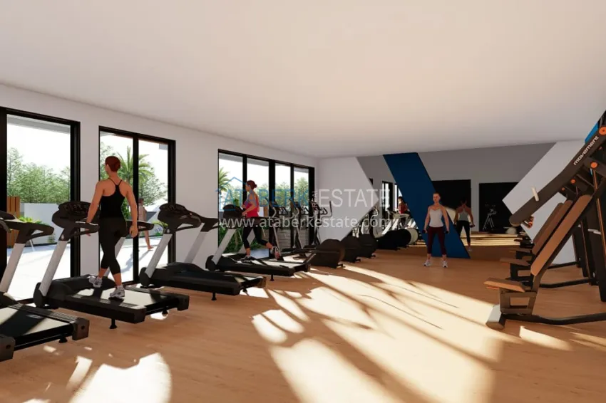 Квартиры на этапе котлована в районе Паяллар, Алания  13 