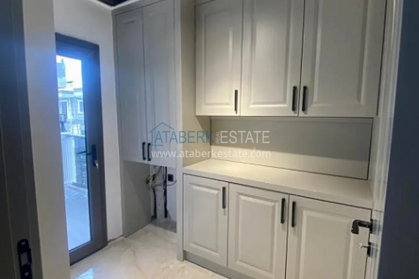 Приобрести Вилла 5+2 на заключительном этапе строительства с видом на море в районе Торослар города Мерсин 9 