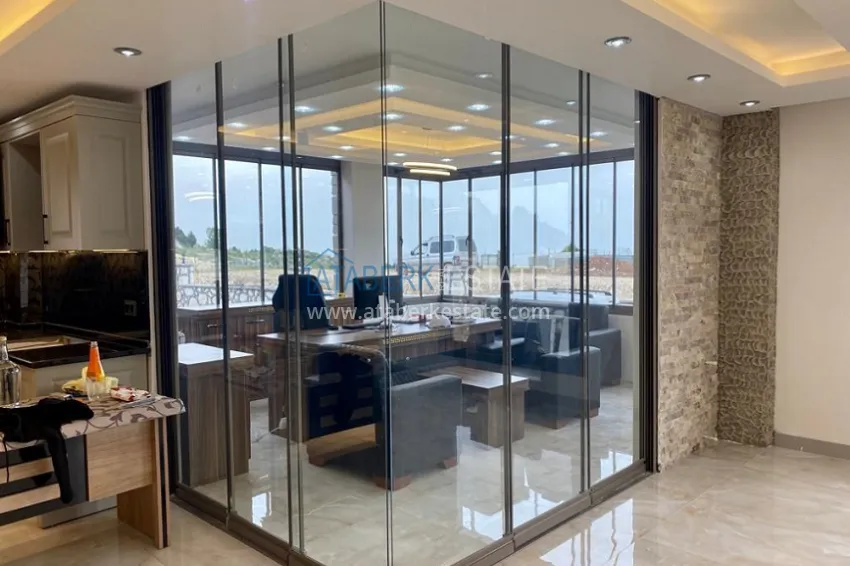 Приобрести Вилла 5+2 на заключительном этапе строительства с видом на море в районе Торослар города Мерсин 11 