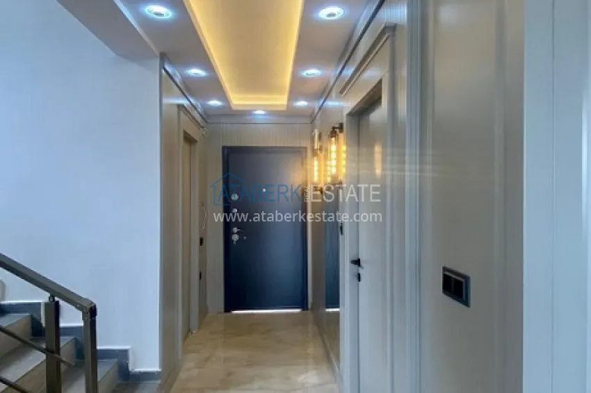 Приобрести Вилла 5+2 на заключительном этапе строительства с видом на море в районе Торослар города Мерсин 12 