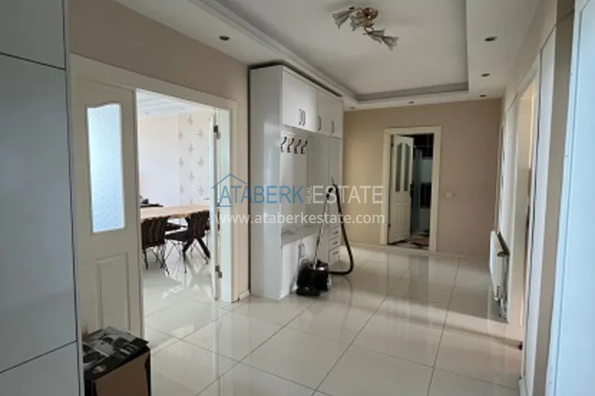 Приобрести Квартира 3+1 меблированная с открытым видом на море в районе Акдениз-Мерсин 13 