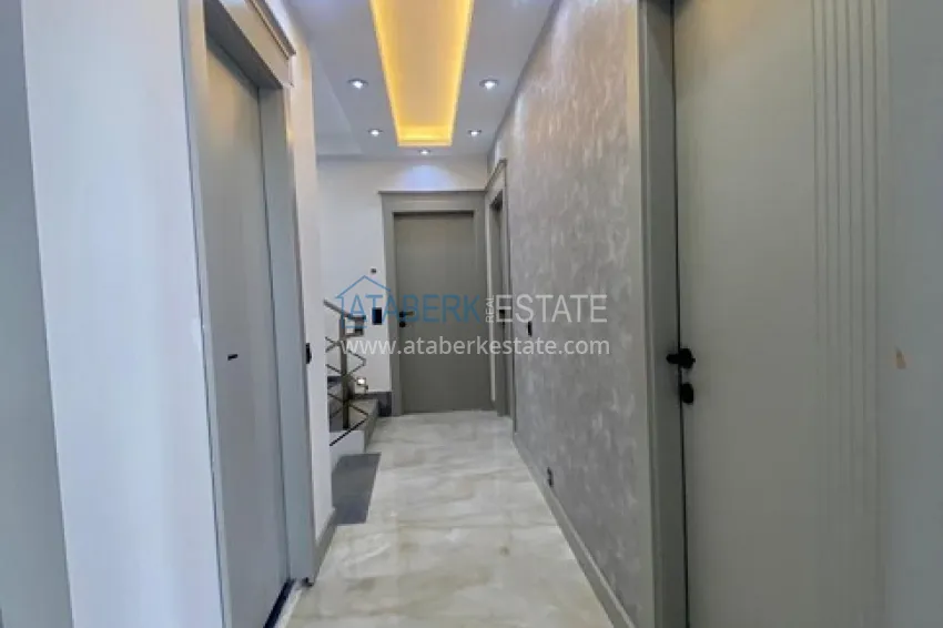 Приобрести Вилла 5+2 на заключительном этапе строительства с видом на море в районе Торослар города Мерсин 13 