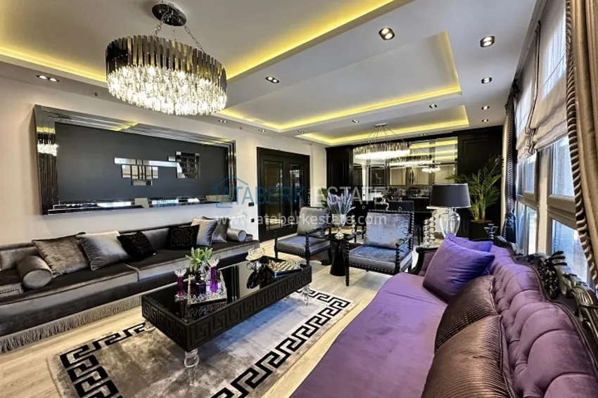 Приобрести Квартира 5+1 в жилом комплексе на стадии строительства Мезитли-Мерсин 2 