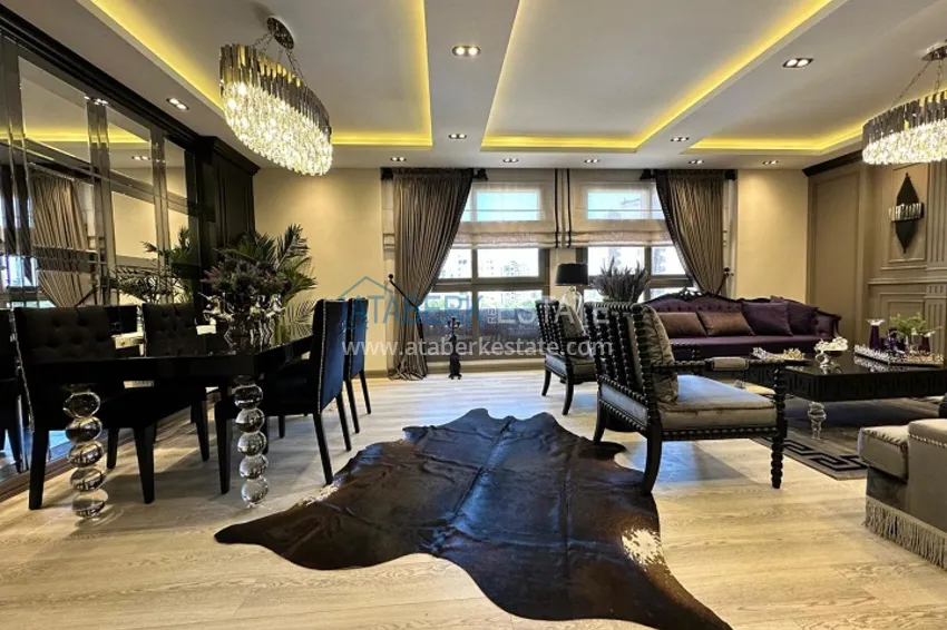 Приобрести Квартира 5+1 в жилом комплексе на стадии строительства Мезитли-Мерсин 5 