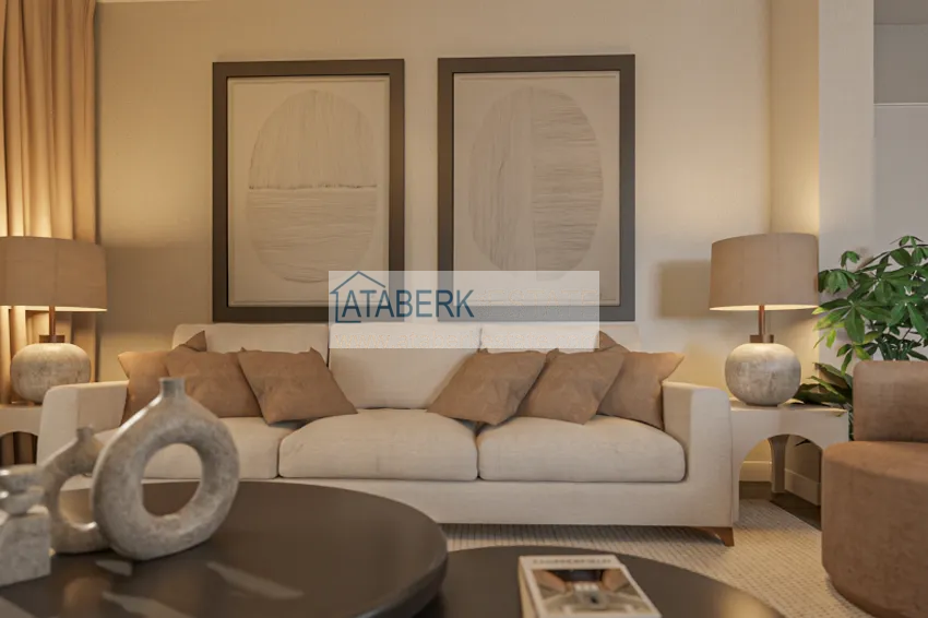 Приобрести Квартира 1+1 на этапе строительства в 200 метрах от моря в районе Тедже-Мерсин 6 