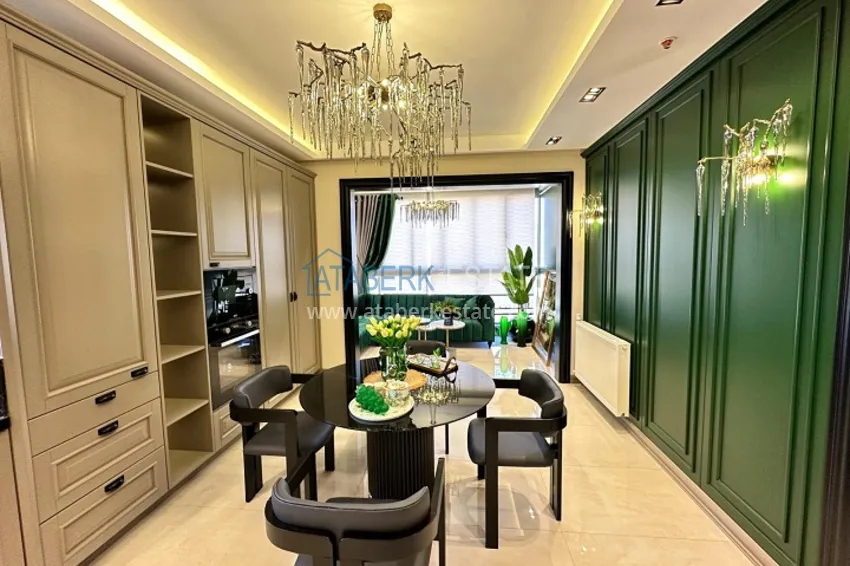 Приобрести Квартира 5+1 в жилом комплексе на стадии строительства Мезитли-Мерсин 15 