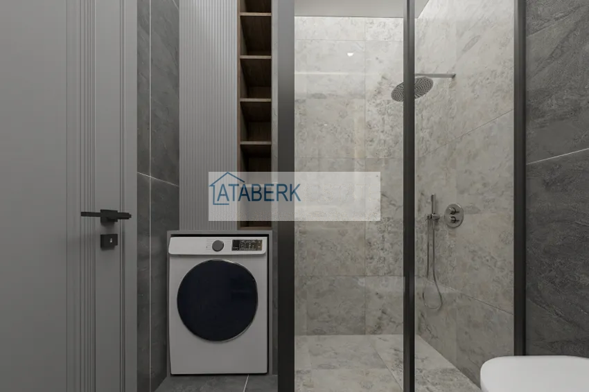 Приобрести Квартира 1+1 на этапе строительства в 200 метрах от моря в районе Тедже-Мерсин 27 