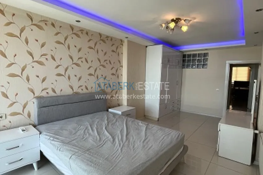 Приобрести Квартира 3+1 меблированная с открытым видом на море в районе Акдениз-Мерсин 7 