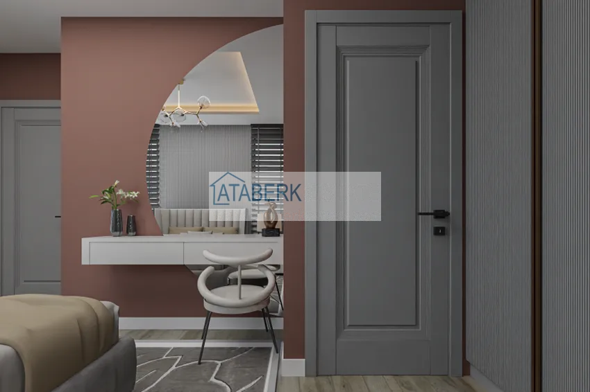 Приобрести Квартира 1+1 на этапе строительства в 200 метрах от моря в районе Тедже-Мерсин 20 