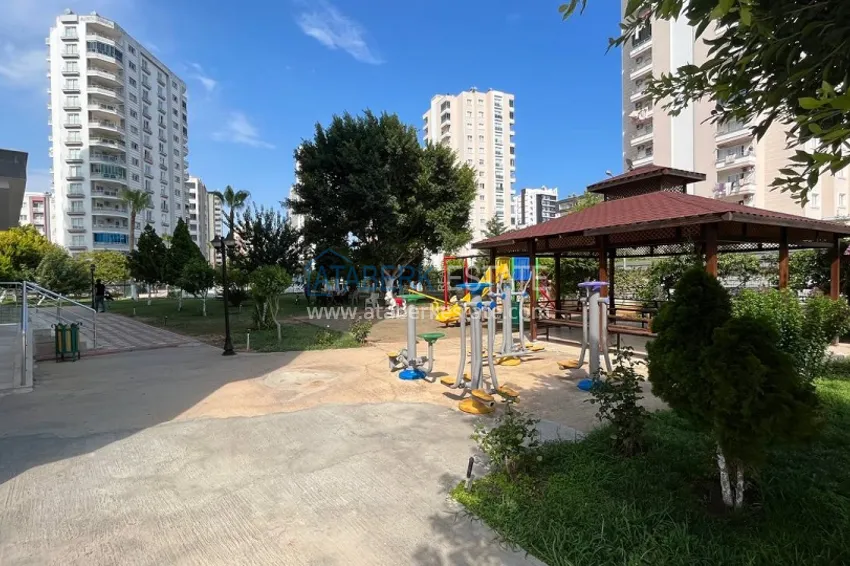 Просторная квартира 3+1 с отдельной кухней в районе Акдениз-Мерсин 8 