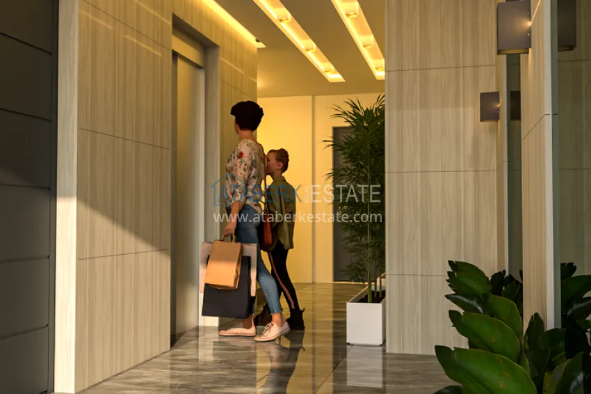 Квартира 2+1 на заключительном этапе строительства Давултепе-Мерсин 9 