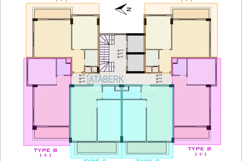Купить дешево Новый проект жилого комплекса комфорт-класса в 280 метрах от моря – Алания, Каргыджак 1 