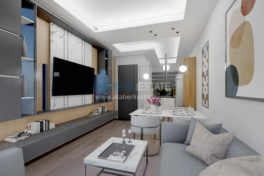 Приобрести Новый проект резиденции в центре Алании – 100 метров от пляжа Кейкубат 2 