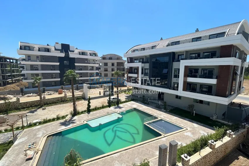 Квартира 1+1 с мебелью в районе, открытом для ВНЖ – Оба, Алания 2 