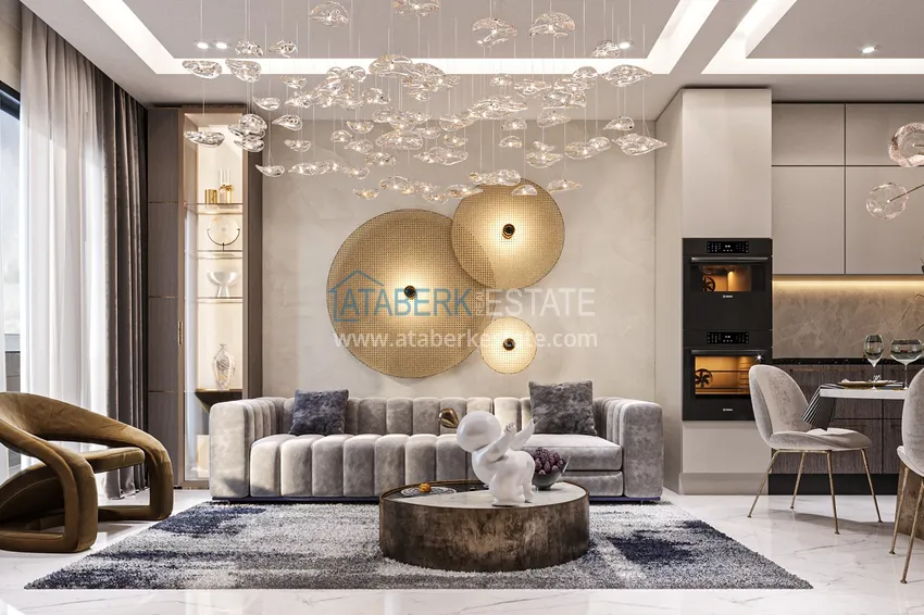 Приобрести Проект реновации! Новый проект Off-plan в центре Алании, район пляжа Клеопатра 1 