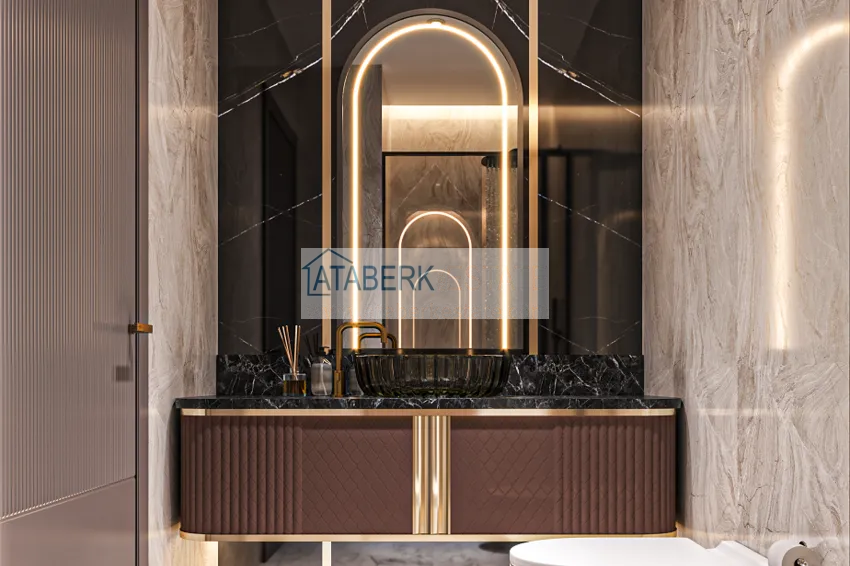 Приобрести Проект реновации! Новый проект Off-plan в центре Алании, район пляжа Клеопатра 10 