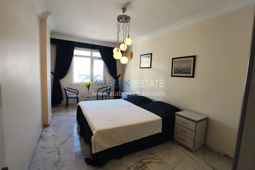 Приобрести Пентхаус-дуплекс 4+1 меблированный с видом на море, горы и историческую крепость, центр Алании 10 