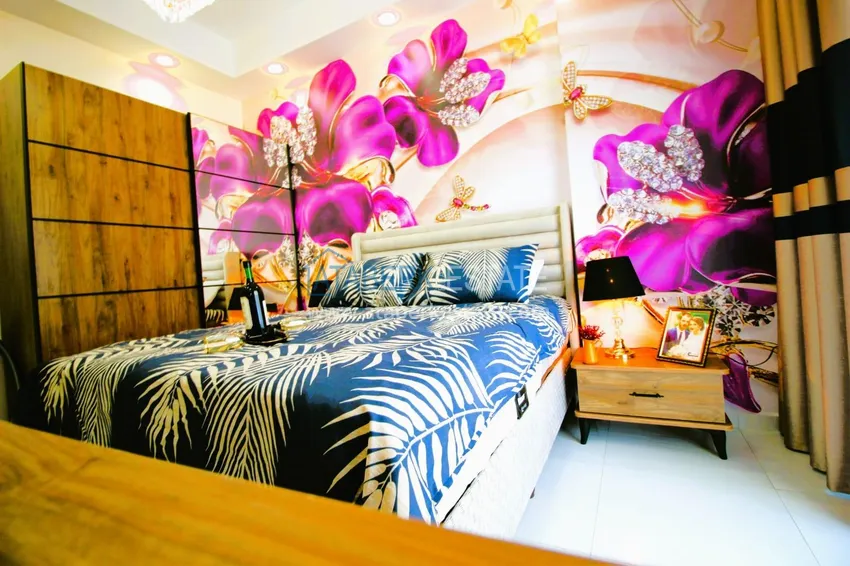 Приобрести Квартира 1+1 меблированная в комплексе с богатой инфраструктурой, район Махмутлар – Алания 11 