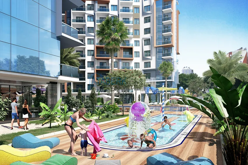 Квартира 1+1 от инвестора в жилом комплексе на этапе строительства, район Махмутлар, Алания, 60 кв.м, 5 этаж 5 