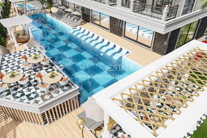 Резиденция в центре Алании на этапе проекта – квартиры по минимальным стартовым ценам 11 