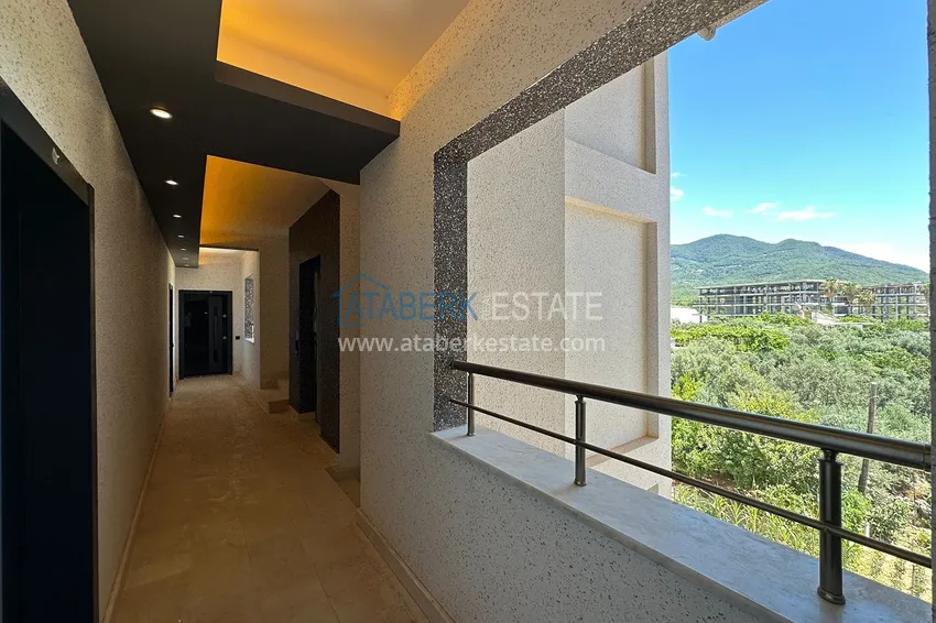 Квартиры с чистовой отделкой напрямую от застройщика в районе Оба, Алания 13 