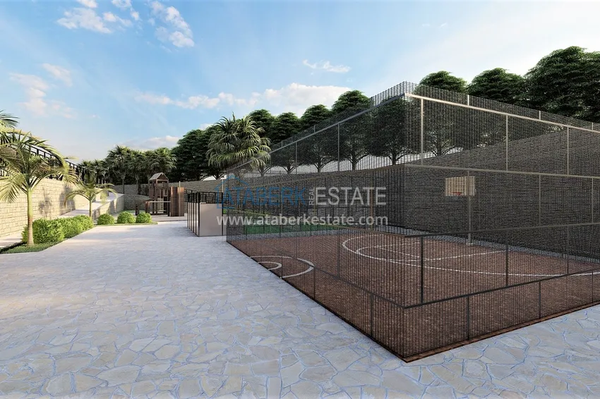 Новый инвестиционный проект жилого комплекса в Авсалларе с закрытой благоустроенной территорией 11 