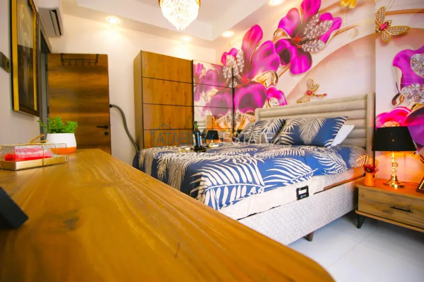 Приобрести Квартира 1+1 меблированная в комплексе с богатой инфраструктурой, район Махмутлар – Алания 12 